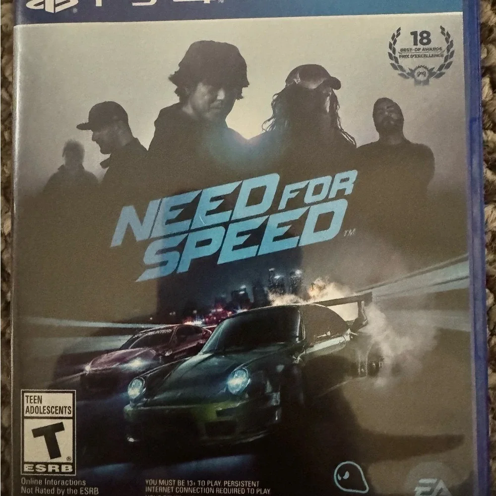 Sony PS4 Need for Speed Game - Blue and‎ Black